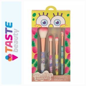 Taste Beauty X SpongeBob Square Pants 4-PC Brush Set